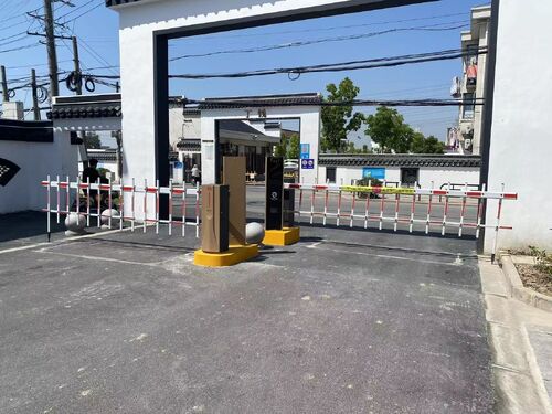 mais recente caso da empresa sobre E40Pro Barrier Gate | Chinese-style Community Entrance