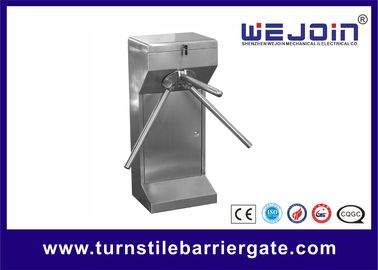 Barreiras à altura da cintura automatizadas do controlo de acessos do veículo da porta do torniquete do tripé, bandeja da rotação