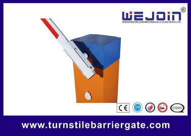 Porta automática da barreira da entrada de automóveis elétrica de aço com o detector externo e interno do laço do veículo