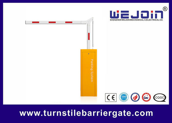 Porta da barreira do crescimento para sistemas de estacionamento com opções do detector do laço e o armário amarelo da cor