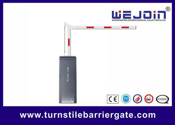Portões de barreira eletrônica DC24V com motor de liga de alumínio e caixa de cor cinza prateada
