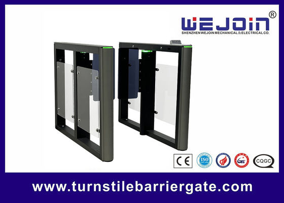 Porta de torneira de controle de acesso interno / externo conveniente com braço balançante e bateria de backup DC12V opcional