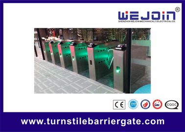 Intelligent Flap Barrier With Organic Glass Wing and 304 Stainless Steel