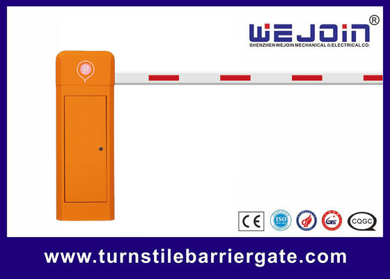 Portão de barreira automático com motor de frequência variável DC24V e barra reta de 6 m com detecção inteligente de obstáculos