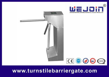 Porta vertical semi automática do torniquete do tripé com sistema do controle de acesso de Rfid