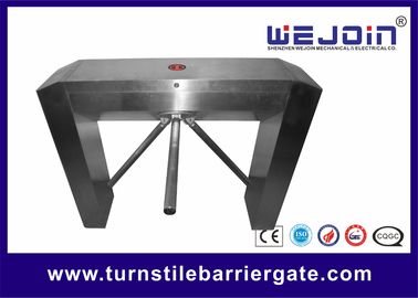 Torniquete da altura do tripé pedestre vertical meio, leitor de cartão automático de Rfid da barreira da porta