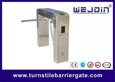 Altura completa 304 da porta da barreira do balanço da segurança do leitor de cartão de Rfid da impressão digital de aço inoxidável