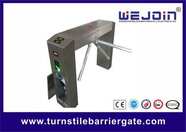 Altura completa 304 da porta da barreira do balanço da segurança do leitor de cartão de Rfid da impressão digital de aço inoxidável