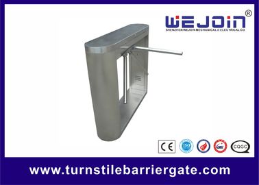 Porta semi automática do torniquete do tripé de aço inoxidável com o leitor do controlador/RFID