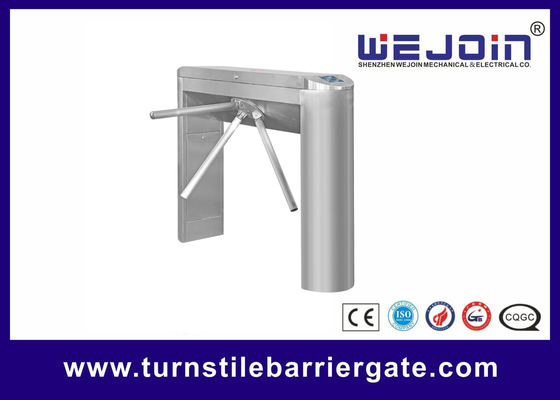 Porta pedestre automática 304 à altura da cintura do torniquete do controle de acesso de aço inoxidável