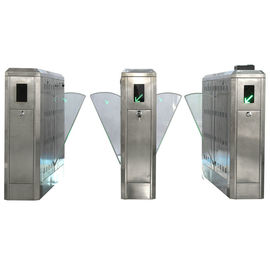 porta de aço inoxidável da barreira da aleta 110V/220V com função da Anti-pedra saliente para estações de metro